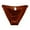 Brown, variant on Womens Seamless Menstrual Bikini Panties Leakproof Comfortable Breathable Underwear, Size M