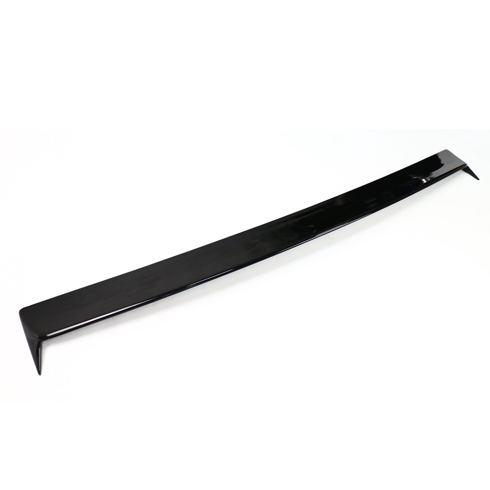 Ikon Motorsports Rear Roof Spoiler for 2020-2025 Tesla Model Y Gloss Black Shade Sun Vent Rain Deflector Blow Molding ABS