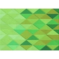 thumbnail image 1 of Ahgly Company Machine Washable Indoor Rectangle Transitional Emerald Green Area Rugs, 7' x 9', 1 of 7