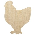 thumbnail image 1 of Barred Plymouth Rock Chicken Wood Shape Unfinished Piece Cutout Craft DIY Projects - 4.70 Inch Size - 1/4 Inch Thick, 1 of 7