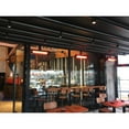 thumbnail image 5 of Torrid Series--240-Volt/4000-Watt Black Aluminum Electric Patio Heater-Wall Mount, 5 of 14