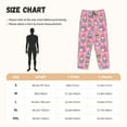 thumbnail image 4 of Picia pink Holiday Joy Womens Soft Woven Cotton Elastic Waistband Sleep Pajama Pant Lounge Sleep Pant With Pockets And Drawstring-Small, 4 of 9