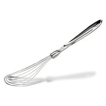 Specialty Stainless Steel Kitchen Gadgets Flat Whisk Kitchen Tools, Kitchen Hacks Silver 13 Inch