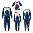 thumbnail image 6 of Christmas Family Pajamas Tree Print Matching Matching Sets Holiday Sleepwear Sets, 6 of 7