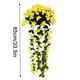 thumbnail image 2 of Guirnalda de flores artificiales para colgar en la pared, simulación floral, vid, oficina en casa, flor falsa, ratán, amarillo sidaley HA8140-08B, 2 of 6