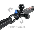 thumbnail image 5 of Trailer Hitch Tri-Ball Hitch Mount with Rotatoble Tow Shackle, fits for 2-inch Hitch Receiver, Hitch Lock Pin Included…, 5 of 12