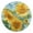 Gold, variant on Wall Clock 10 Inch Battery Operated Clocks Living Room Decor, Silent Non-Ticking for Living Room Home Kitchen office Sunflower Oil Painting