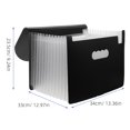 thumbnail image 2 of Beaupretty Portable White Expanding File Folder for Document and Receipt Organization, 2 of 6