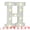 Letter H, variant on Unique Bargains Marquee Letters LED Light Up Signs Letter A 5"L x 1.1"W x 6.1"H
