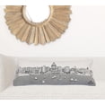 thumbnail image 4 of 35" White Madison Daylight Skyline Lumbar Decorative Pillow, 4 of 4
