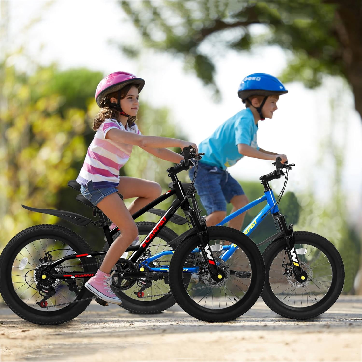 Ambifirner BMX Bike, 16 20 inch Bicycle with Hi-Ten Carbon Steel Frame, V Brake and Rear Holding Brake, Single Speed Design for Beginner to Advanced Riders