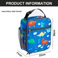 thumbnail image 2 of Bolsas para llevar el almuerzo - Lonchera para niños, bolsa de almuerzo aislada para niñas y niños, bolsa suave, mini enfriadora, bolsa de almuerzo térmica reutilizable para el trabajo, la, 2 of 6