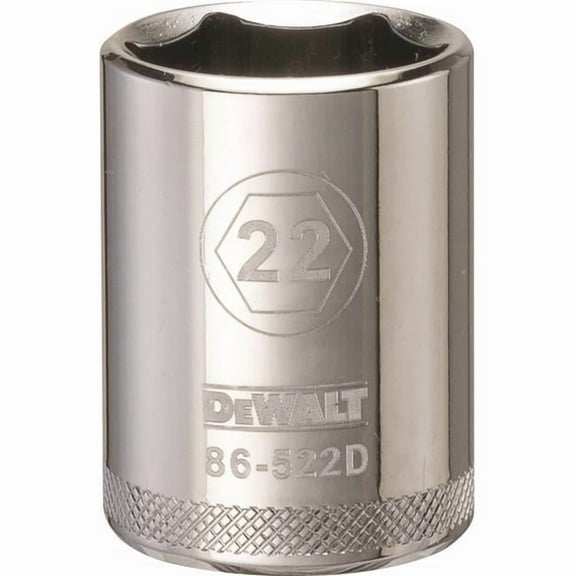 Stanley Tools 227904 22mm 6 Point Socket - 0.5 in. Drive