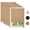 Brown-24"W x 72"H- 12PC, variant on Black 24"W x 72"H- 6PC Pleated Paper Window Blinds For Indoor Office Bedroom Living Room