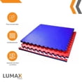 thumbnail image 2 of Piso Para Gimnasio Tapete Gym 100x100 X 2 Cm Ejercicio azul Mediano Lumax, 2 of 6