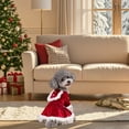 thumbnail image 5 of Festive Holiday Long Furry Dress For Dogs Christmas Parties And Photo Sessions With Your Pet, 5 of 5