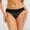 Black, variant on Womens Underwear Lace Comfort Soft Thong Underwear Underwear Women Pack Black L
