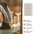 thumbnail image 6 of ifundom 10Pcs White Jewelry Price Display Tags with Easy Assembly for Retail Store Pricing and Product Labeling, 6 of 8