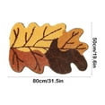 thumbnail image 3 of Maple Leaf Pumpkin Theme Rug Home Bedroom Non Slip Bedside Bathroom Mat Skidproof Floor Carpet Seasonal Decor, 3 of 6