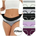 thumbnail image 2 of Eashery Womens Panties Pack Patchwork Soft Briefs Multicolor 5XL, 2 of 5