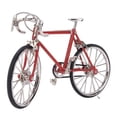 thumbnail image 1 of Mini bicicleta de casa de muñecas a escala 1:10, modelo de vehículo de bicicleta simulada de aleación, accesorio de juguete rojo, 1 of 9