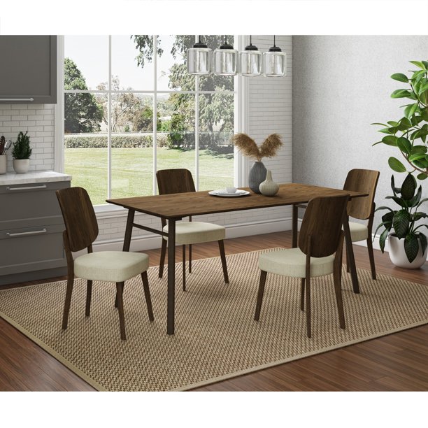 Carson Carrington Janega MidCentury Modern Rectangular Dining Table