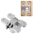 thumbnail image 4 of Bisagra Cruzada, Bisagras De Puerta Plegables Brillantes Y Texturizadas Con Tornillos De Montaje Para Gabinetes De Muebles, 4 of 7