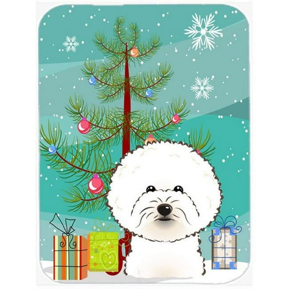 Carolines Treasures  Christmas Tree And Bichon Frise Mouse Pad