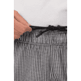 thumbnail image 2 of Chef Works Men’s Chef Pants, Black Baggy Chef Pants for Men with Elastic Waist and Pockets, Small, 2 of 5