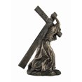 thumbnail image 3 of Jesus on the Way to Calvary Bronze Finished Statue - 12 Inches Tall - Cold Cast Resin with Hand-Painted Accents - a Profound Religious Sculpture for Christian Devotion, 3 of 4