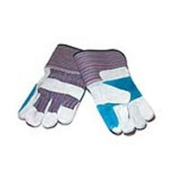 Major Gloves & Sécurité 30-3111P Joint Cuir 4.5 in. Manchette Double Paume Gants Pack - 6 Douzaines