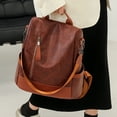 thumbnail image 2 of Minnieouse Mochila de viaje con temperamento elegante, Hardware texturizado para una apertura y cierre suaves, bolsa de ocio Mochilas Negro, 2 of 6
