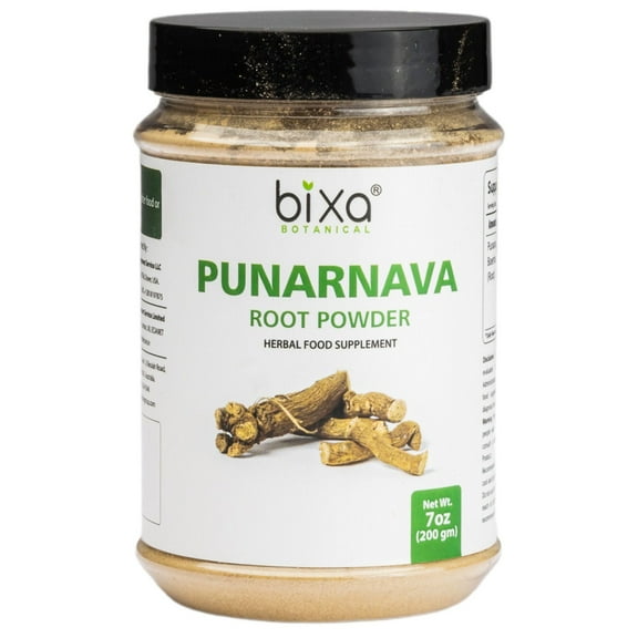 Punarnava Powder – 7Oz (200gm) (Boerhavia diffusa) , Ideal Diuretic & Kidney Tonic | Useful in Ascites and as Emmenagogue | Natural Herbal Supplement to Increases Digestion and Hemoglobin Levels