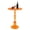 Orange, variant on ToppiJoy Round Acrylic Side End Table, Nightstand Pedestal Table for Living Room, Bedroom (Orange)
