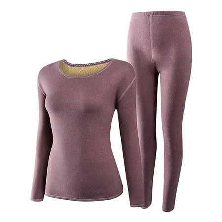

Womens Lounge Wear Set Long Sleeve Sleepwear for Women Thermal Underwear Spring Fall Clothes Soft Pants Set (XX-Large Hot Pink)