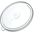 thumbnail image 1 of Carlisle 031130 Polypropylene Replacement Snap-On Lid, 0.38" Height x 5.13" Diameter, See Thru, For 1.2-qt. Crocks (Case of 12), 1 of 1