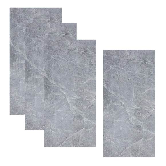 SWETRACE 4Pcs Self Adhesive Tiles Multi Color Stick on Kitchen and Bathroom Decorative Wall Panels