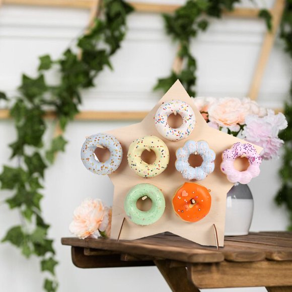 PAMINGONO Dessert Table Decor Donut Stand For Weddings 1Pack