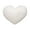 White, variant on Heart Pillows, Love Heart Shaped Decorative Pillow, Pink Cute Plush Heart Pillow for Gifts, Shaped Throw Pillows for Her, Women, Home Decoration Valentines Decor, Faux Fur 10X13 Inch