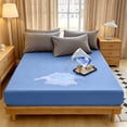 thumbnail image 7 of Qonioi Fitted Mattress Protector, Waterproof Breathable Noiseless Bed Cover with TPU Backing, Stain Resistant Machine Washable Mattress Pad, 7 of 7