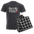 thumbnail image 5 of CafePress - Shes My Weirdo Couple Pajamas - Men's Loose Fit, Cotton - 2 Piece Pajama Set, 5 of 7