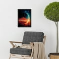thumbnail image 2 of Moon Magic In Exoplanet Field Astronomy Waxing Crescent Artwork Framed Wall Art Print A4, 2 of 4