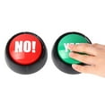 thumbnail image 4 of PENGXIANG 2Pcs Electronic Talking YES NO Sound Button Toy Green Red Event Party Supplies, 4 of 9