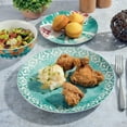 thumbnail image 7 of Spice By Tia Mowry Savory Saffron 18 Piece Fine Ceramic Dinnerware Set in Golden Green, 7 of 7