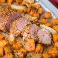 thumbnail image 2 of McCormick Bourbon Pork Tenderloin & Vegetables One Sheet Pan Seasoning Mix, 1.0 oz Packet, 2 of 13