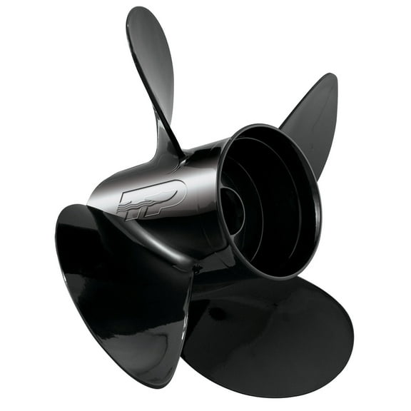 Turning Point Propellers 21431930 Hustler Boat Propeller 13 x 19, 4 Blade Aluminum Right-Hand Rotation (Standard)