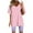 Pink, variant on HOZADOIE Two Piece Sets for Women Spring Summer Stylish Solid Color Short Sleeve V Neck Versatile T Shirt Top Elastic Waist Flattering Casual Shorts Breathable Matching Sets