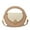 khaki, variant on Retro Circular Underarm Bag for Women, Chinese-Style Minimalist Crossbody Bag - Color-Block PU Shoulder Bag with Magnetic Closure, Daily Casual Matching