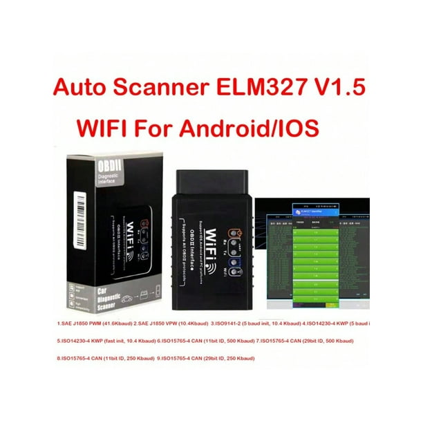 MMOBIEL OBD2 Escáner WiFi – OBD Del Coche Car Scanner Compatible