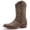 Brown, variant on GLOBALWIN Dark Brown Cowboy Boots For Women Dark Brown Cowgirl Boots Square Toe Western Boots With Low Heel Size 8M